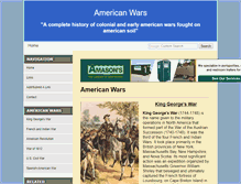 Tablet Screenshot of americanwars.org